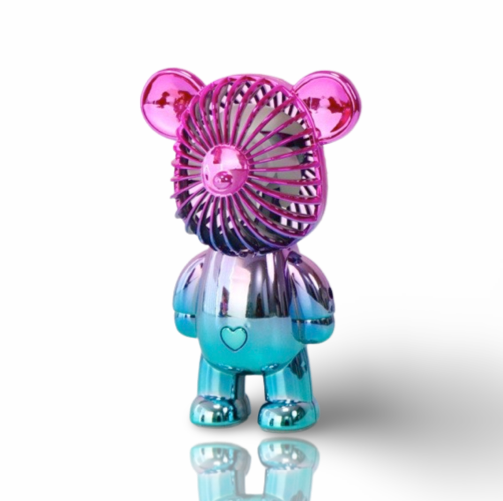 Ombre Bear Mini Fan